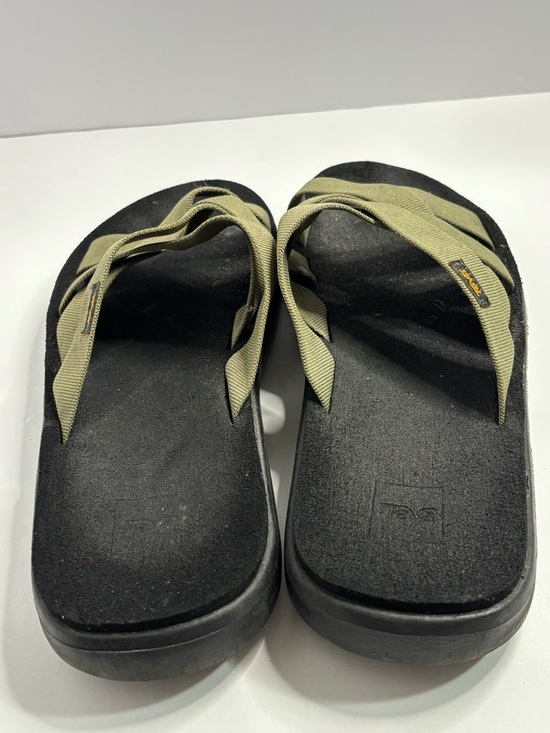 Teva Olive and Black Crisscross Strap Slide Sandals Sz 12 EUC main image 7